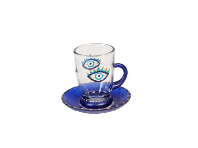 Blue Soft Eye Tea Set