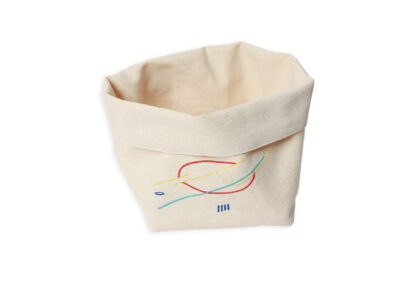 Striped Bread Basket