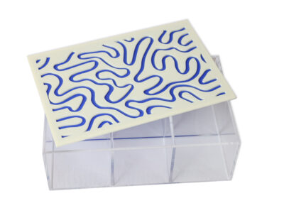 Wavy Lines Tea Box