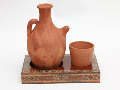 Terracotta carafe set